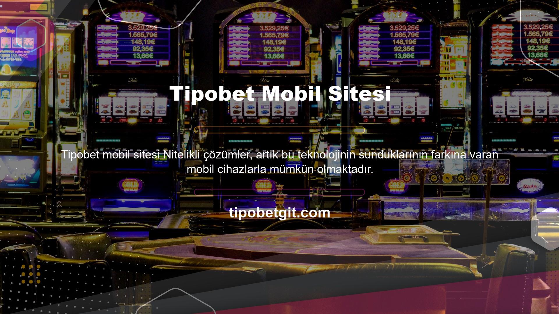 Tam ekran rahatlığı ve HD kalitesinde Tipobet mobil sitesi, site yapısında daha fazla noktaya açıklık getiriyor