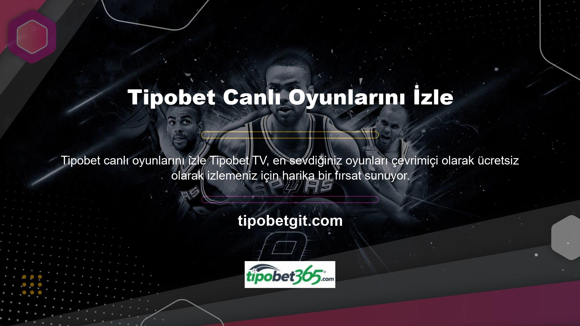 Tipobet Canlı Maç sayfası da birçok faydalı aktiviteye sahiptir